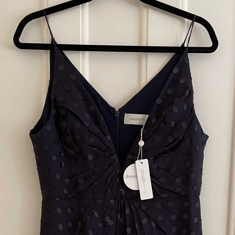 ⭐️HOST PICK⭐️ Zimmerman Esplanade Burnout Dress French Navy AU3 (AU14) RRP $595 - Picture 3 of 10